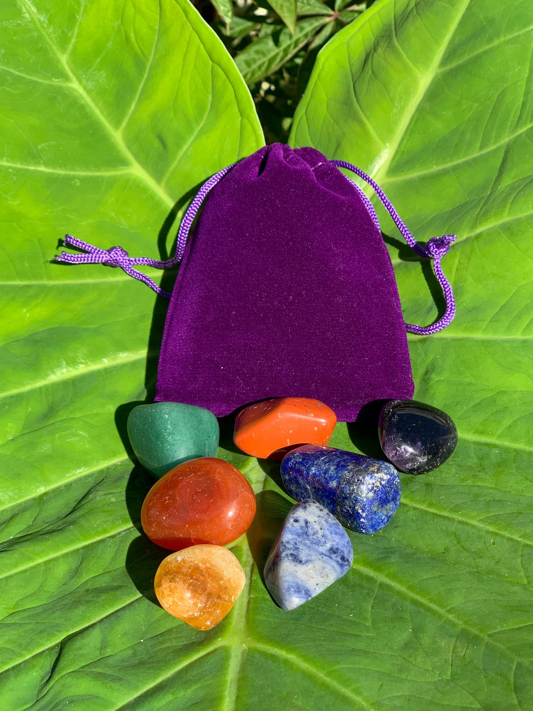 Chakra Stone Bag