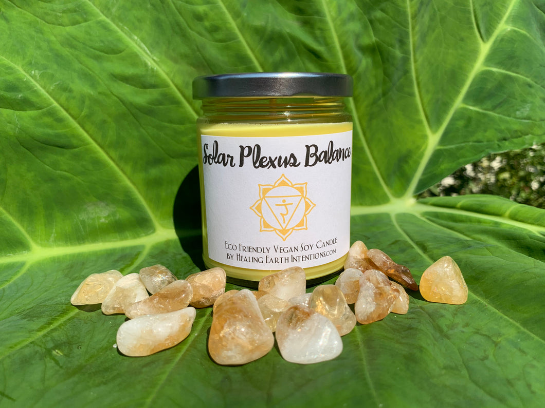 Solar Plexus Chakra Balance Candle